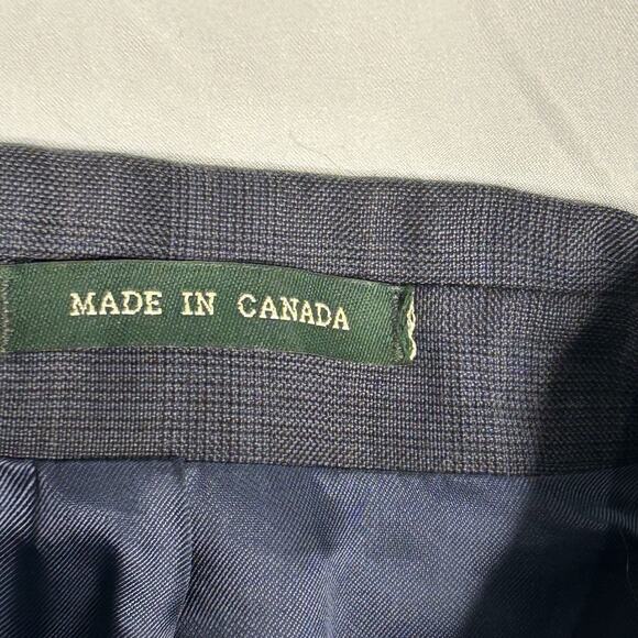 Lauren Ralph Lauren Men Plaid Two Button Blazer Wool Sport Coat Jacket Size 42R - Picture 11 of 15